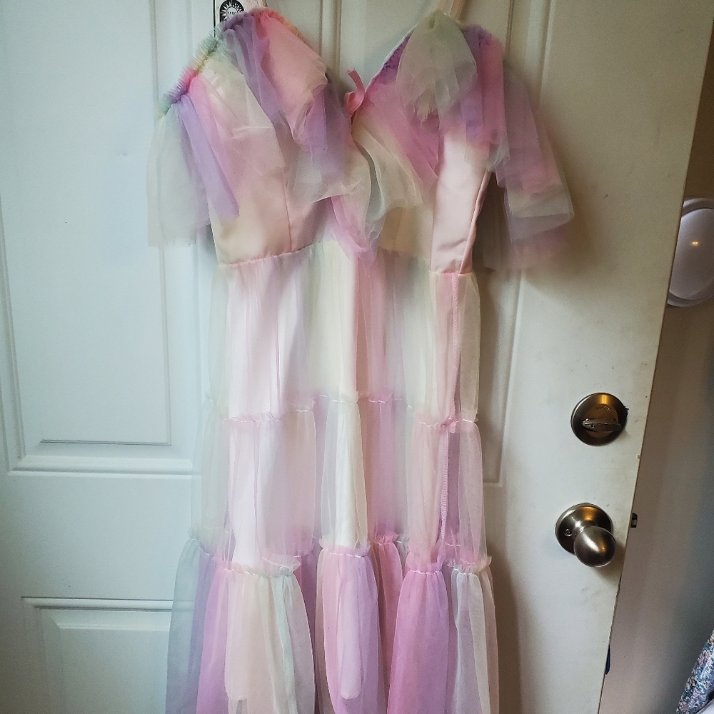 Pastel tulle fairy dress